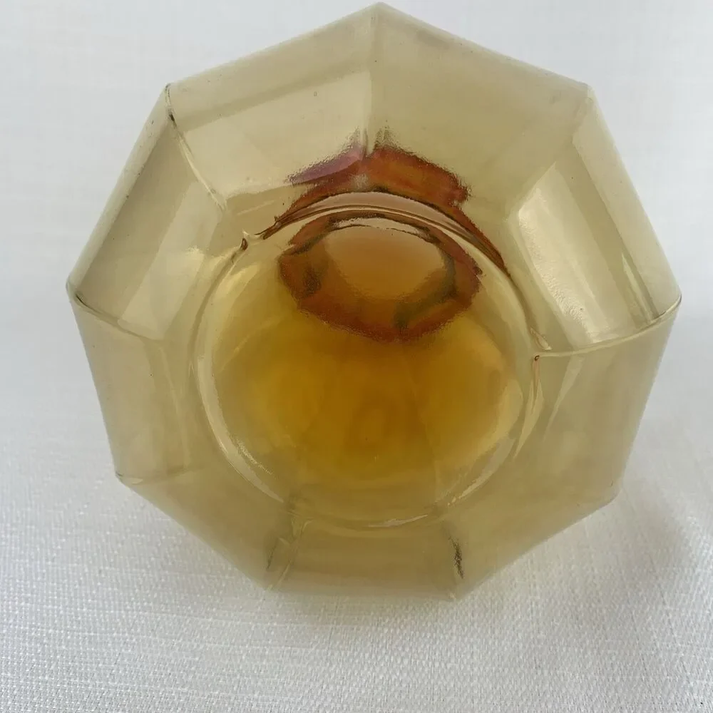 Vintage Tiara Amberina Vase 8